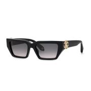 Stijlvolle zonnebril met Src016M model Roberto Cavalli , Black , Dames