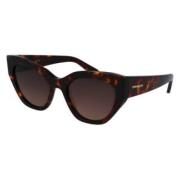 Stijlvolle Zonnebril Sf1107S 242 Stijl Salvatore Ferragamo , Brown , D...