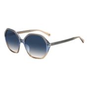 Blauwe Acetaat Zonnebril Waverly Stijl Kate Spade , Blue , Dames