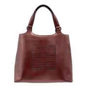 Pre-owned Leather handbags Givenchy Pre-owned , Brown , Dames