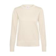 Stijlvolle Pullover in Diverse Kleuren Saint Tropez , White , Dames