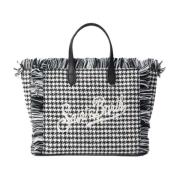 Franje Mini Vanity Pied de Poule Tas MC2 Saint Barth , Multicolor , Da...