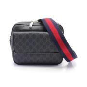 Pre-owned Canvas crossbody-bags Gucci Vintage , Black , Heren