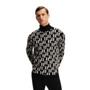 Pull Karl Lagerfeld , Black , Heren