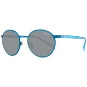 Blauwe Metalen Dames Zonnebril Pepe Jeans , Blue , Dames