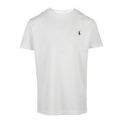 Casual Katoenen T-shirt Polo Ralph Lauren , White , Heren