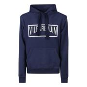 Katoenen hoodie met bedrukt logo Vilebrequin , Blue , Heren