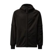 Zwarte Hoodie Jas C.p. Company , Black , Heren