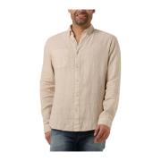 Linnen Overhemd Casual Beige Butcher of Blue , Beige , Heren