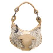 Pre-owned Suede handbags Jimmy Choo Pre-owned , Beige , Dames