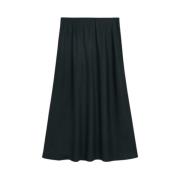 Zwarte A-Lijn Midi Rok Boshan By Herenne Birger , Gray , Dames