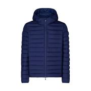 Eclipse Blue Lichtgewicht Puffer Jas Save The Duck , Blue , Heren