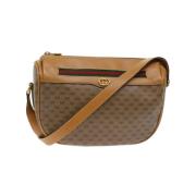 Pre-owned Canvas gucci-bags Gucci Vintage , Beige , Dames