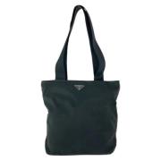 Pre-owned Canvas totes Prada Vintage , Black , Dames