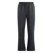 Katoenen Flare Hem Trekkoord Broek Represent , Gray , Heren