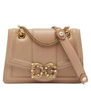 Pre-owned Leather shoulder-bags Dolce & Gabbana Pre-owned , Beige , Da...