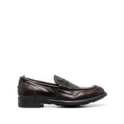 Leren Loafers Chronicle Stijl Officine Creative , Black , Heren