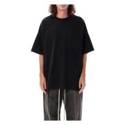 Zwart Oversized T-shirt Klassieke Ronde Hals Fear Of God , Black , Her...