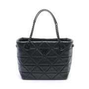 Pre-owned Leather totes Prada Vintage , Black , Dames