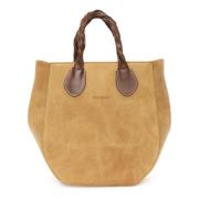 Kleine Punch Tote Tas JW Anderson , Beige , Dames