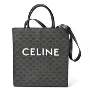 Pre-owned Leather celine-bags Celine Vintage , Gray , Dames