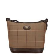 Pre-owned Canvas shoulder-bags Burberry Vintage , Brown , Dames