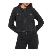 Denim Kate Donna Jack met Cropped Fit Liu Jo , Black , Dames