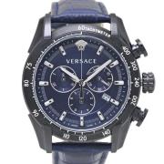 Pre-owned Metal watches Versace Pre-owned , Blue , Heren