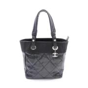 Pre-owned Leather chanel-bags Chanel Vintage , Black , Dames