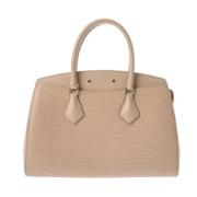 Pre-owned Leather louis-vuitton-bags Louis Vuitton Vintage , Beige , D...