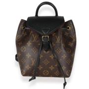 Pre-owned Canvas backpacks Louis Vuitton Vintage , Brown , Dames