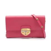 Pre-owned Leather prada-bags Prada Vintage , Pink , Dames