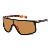 Zwart Havana/Oranje Zonnebril Visor Stijl Eyewear by David Beckham , B...