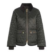 Slim Fit Diamond Quilted Jacket Barbour , Green , Dames