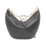 Pre-owned Leather handbags Valentino Vintage , Black , Dames