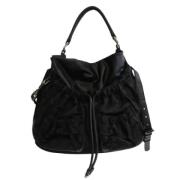 Pre-owned Fabric handbags Burberry Vintage , Black , Dames