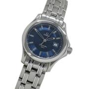 Pre-owned Stainless Steel watches Omega Vintage , Blue , Dames