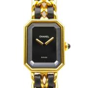 Pre-owned Metal watches Chanel Vintage , Black , Dames