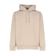 Zachte Fawn Katoenen Sweatshirt met Capuchon Burberry , Beige , Heren