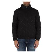 Gewatteerde jas met ritssluiting Antony Morato , Black , Heren