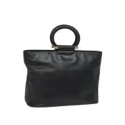 Pre-owned Leather handbags Celine Vintage , Black , Dames