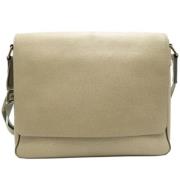 Pre-owned Leather shoulder-bags Louis Vuitton Vintage , Beige , Dames