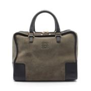 Pre-owned Leather handbags Loewe Pre-owned , Brown , Dames