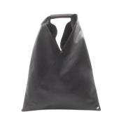 Pre-owned Leather handbags Maison Margiela Pre-owned , Black , Dames