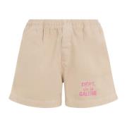 Neutrale Katoenen Shorts Aw24 Gallery Dept. , Beige , Heren