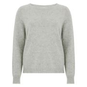 Grijze Cashmere Sweaters Tabaroni Cashmere , Gray , Dames