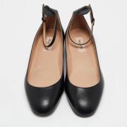 Pre-owned Leather heels Valentino Vintage , Black , Dames