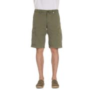 Groene Katoenen Bermuda Shorts Ares Myths , Green , Heren