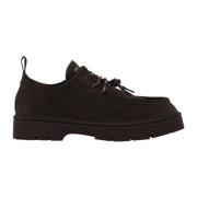 Heren Lace Up Mocassin Schoen Panchic , Black , Heren