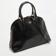 Pre-owned Leather handbags Coach Pre-owned , Black , Dames